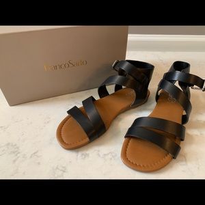 Franco Sarto genji black sandals